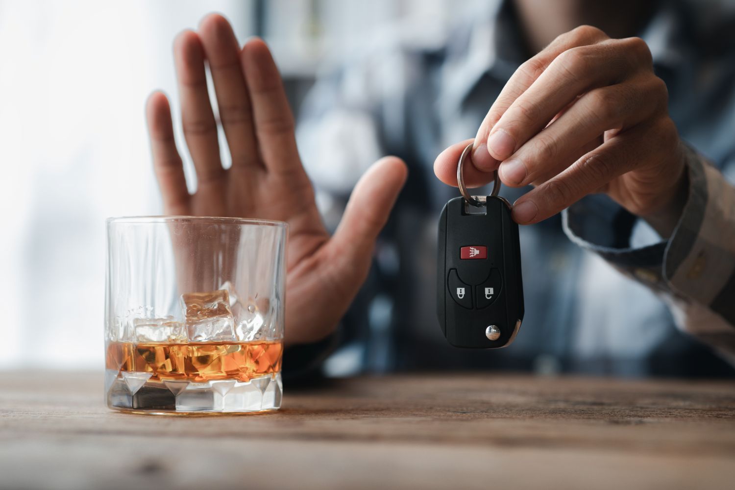 Do not drink alcohol while driving.